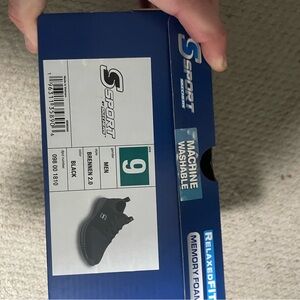 Skechers Black Athletic Shoes for Men